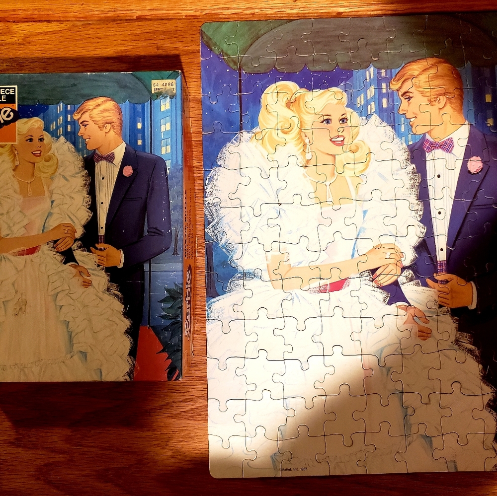 Barbie and Ken Bridal puzzle.